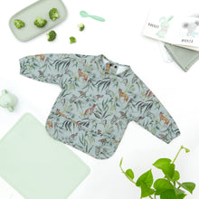 Waterproof Long Sleeve Baby Smock Bib in Little Aussie Tails