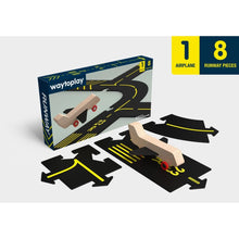 Waytoplay Airport Set with Wooden Airplane