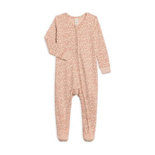 Colored Organics Peyton Footed Sleeper -  Zinnia Floral / Ballet