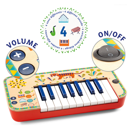 Djeco Animambo Synthesizer Musical Instrument