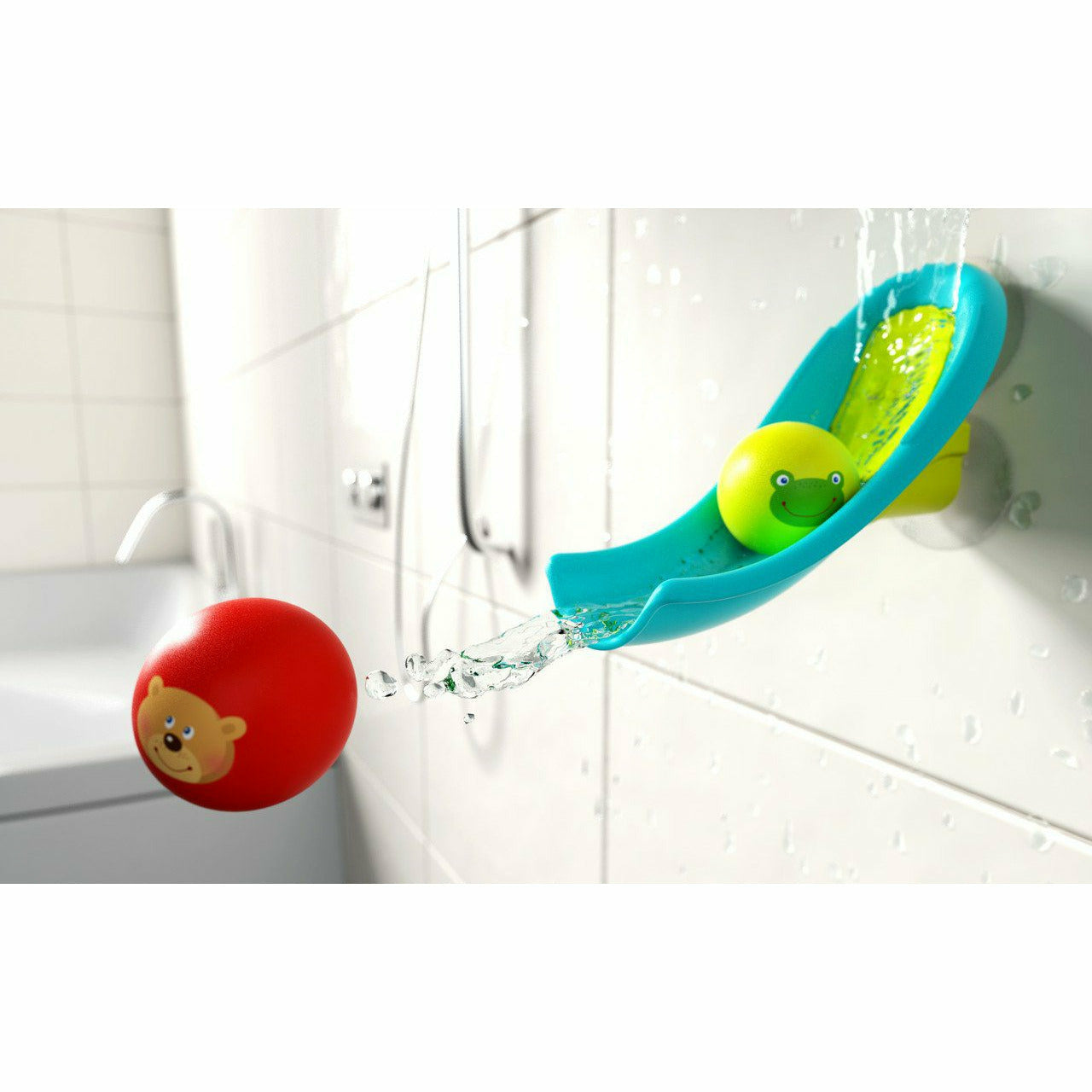 Haba Bathing Bliss Waterslide Bathtub Ball Track Toy