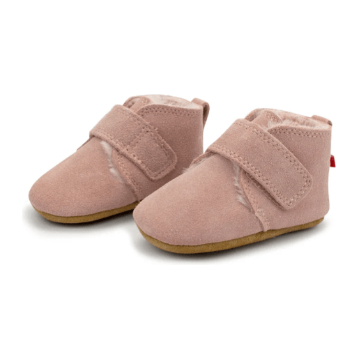 Zutano Leather Furry Lined Baby Shoe