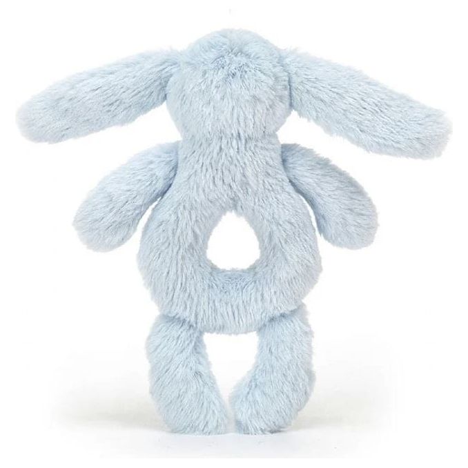 Jellycat Bashful Blue Bunny Ring Rattle