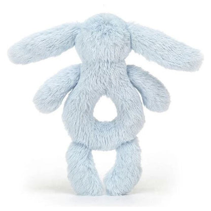 Jellycat Bashful Blue Bunny Ring Rattle