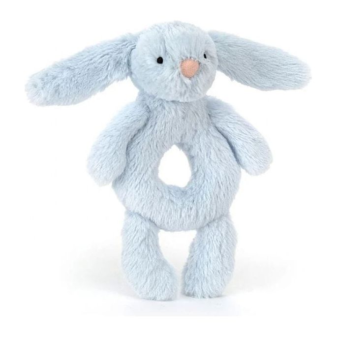 Jellycat Bashful Blue Bunny Ring Rattle