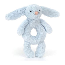 Jellycat Bashful Blue Bunny Ring Rattle