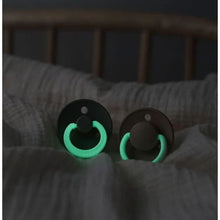 BIBS USA- GLOW in the Dark Pacifier 2 Pack - Blush/Vanilla