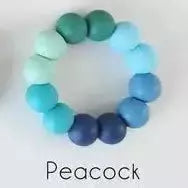 Bannor Toys Cloud Grasping Wooden Baby Toy with Teething Beads