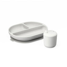 Duo Divided Suction Plate & Sippy Cup - Cloud