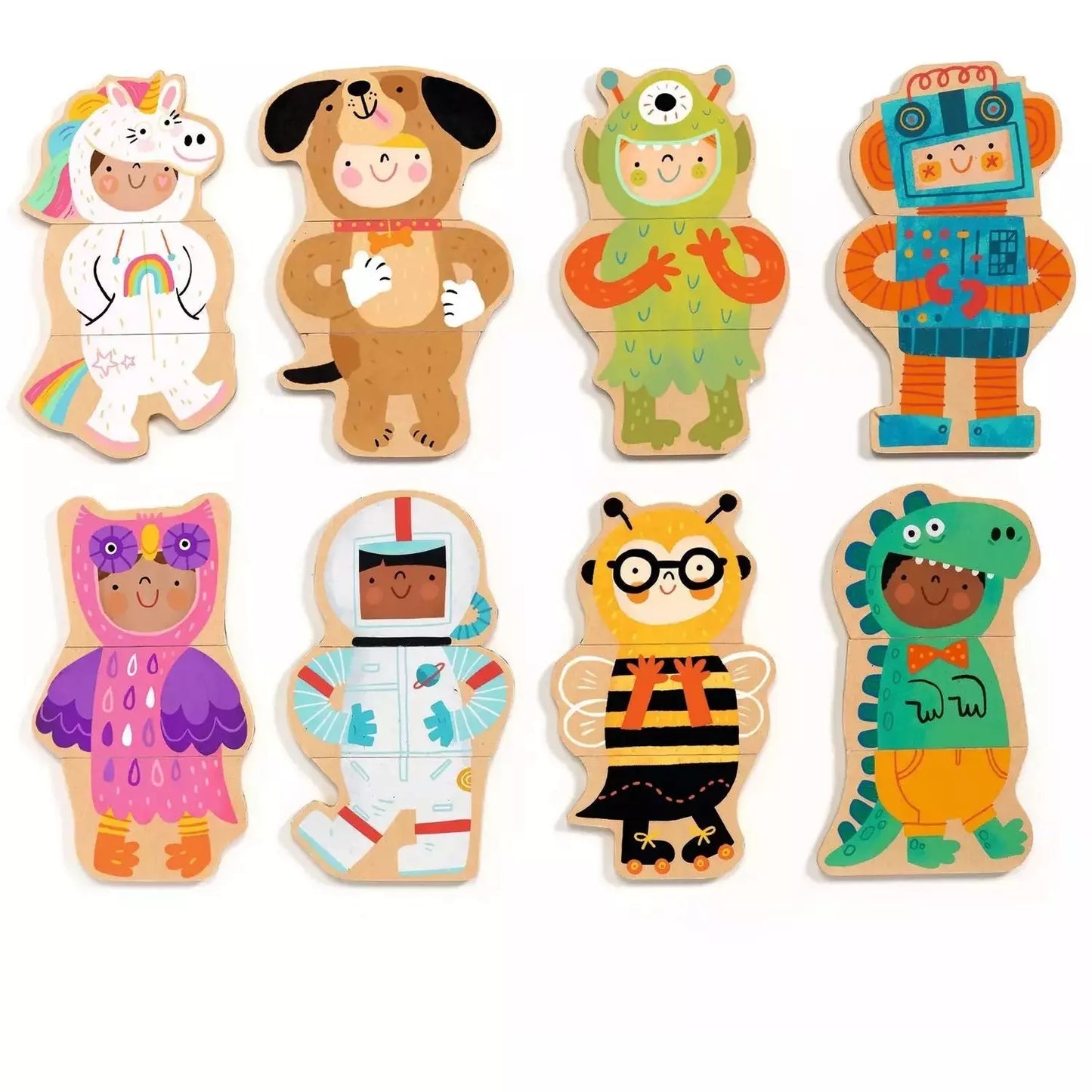 Djeco Wood Magnetics - Fancy-Up