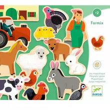 Djeco Farmix Wood Magnetics