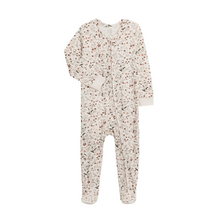 Colored Organics Peyton Footed Sleeper- Hailey Floral/ Fawn