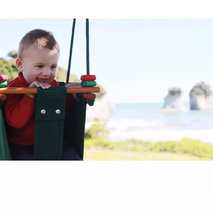 Solvej Indoor/Outdoor Toddler Swing - Forest Green