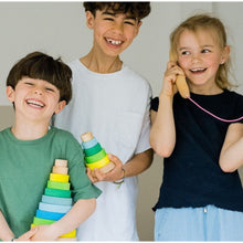 Grimm's Small Conical Tower Neon Green