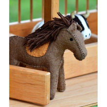 Tara Treasures Felt Horse Farm Animal Toy