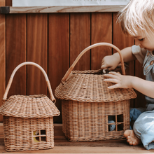Olli Ella Rattan Hutch Basket- Large