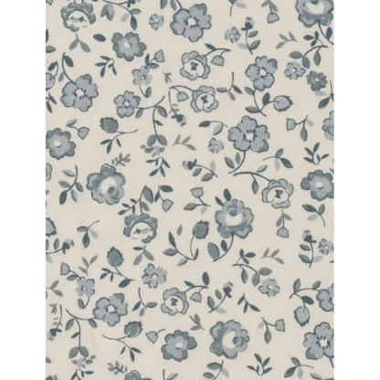 Colored Organics Peyton Footed Sleeper- Lena Floral / Mist