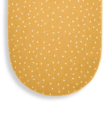 The Little Green Sheep Organic Jersey Moses Basket Fitted Sheet in Honey