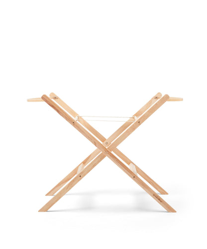 Little Green Sheep Knitted Moses Basket - Linen