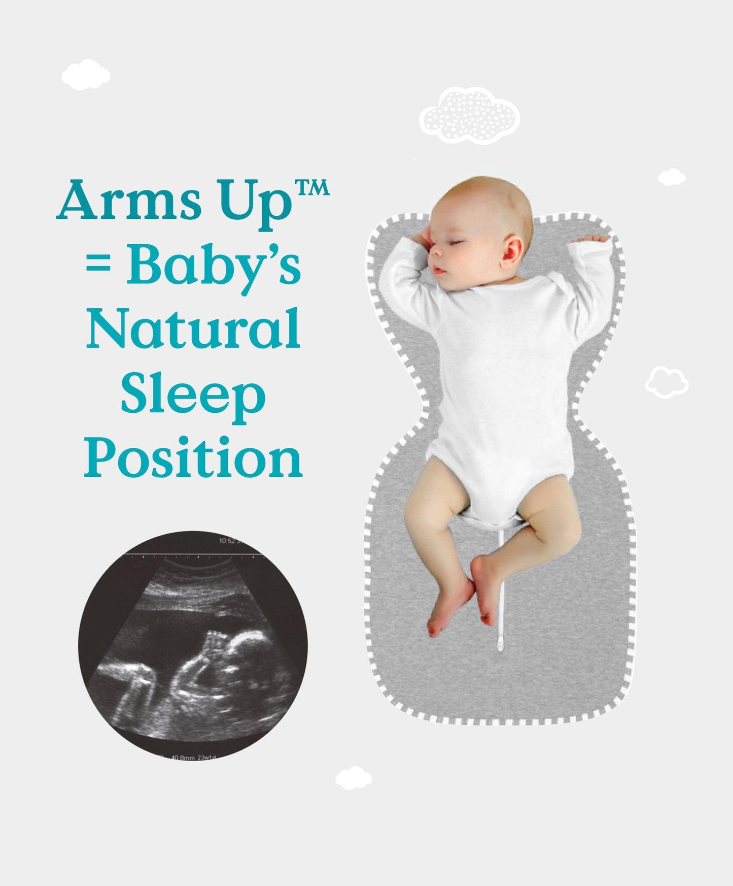 Love To Dream Swaddle Up™ Newborn/5-8.5lbs (1.0 Tog) - North Star White