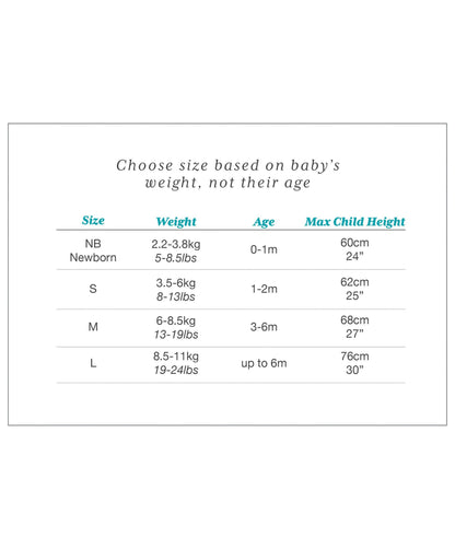 Love to Dream Swaddle Up™ Small/8-13lbs (1.0 Tog) - Rainbow