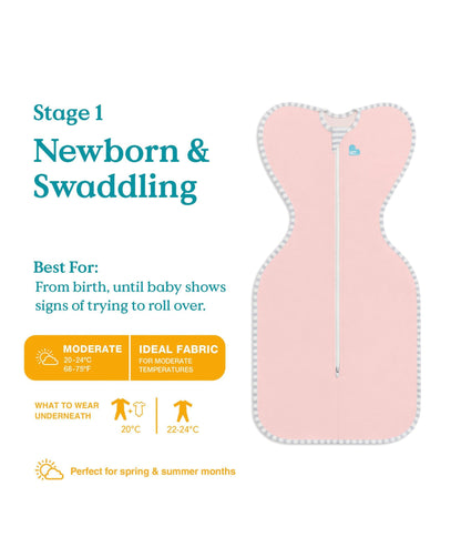 Love To Dream Swaddle Up&trade; Small/8 - 13lbs (1.0 Tog) - Pink