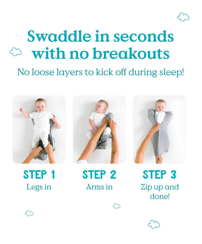 Love To Dream Swaddle Up&trade; Medium/13 - 19lbs (1.0 Tog) - Grey