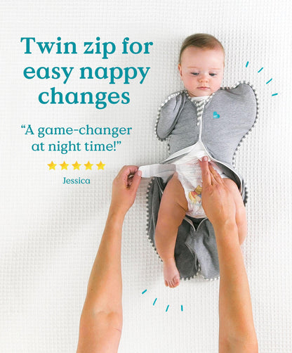 Love To Dream Swaddle Up&trade; Medium/13 - 19lbs (1.0 Tog) - Grey