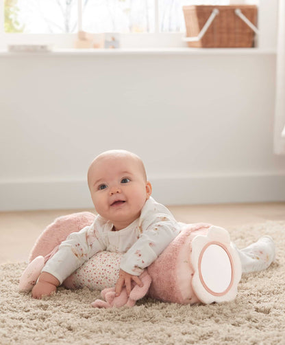 Tummy Time Roll - Welcome to the World Pink
