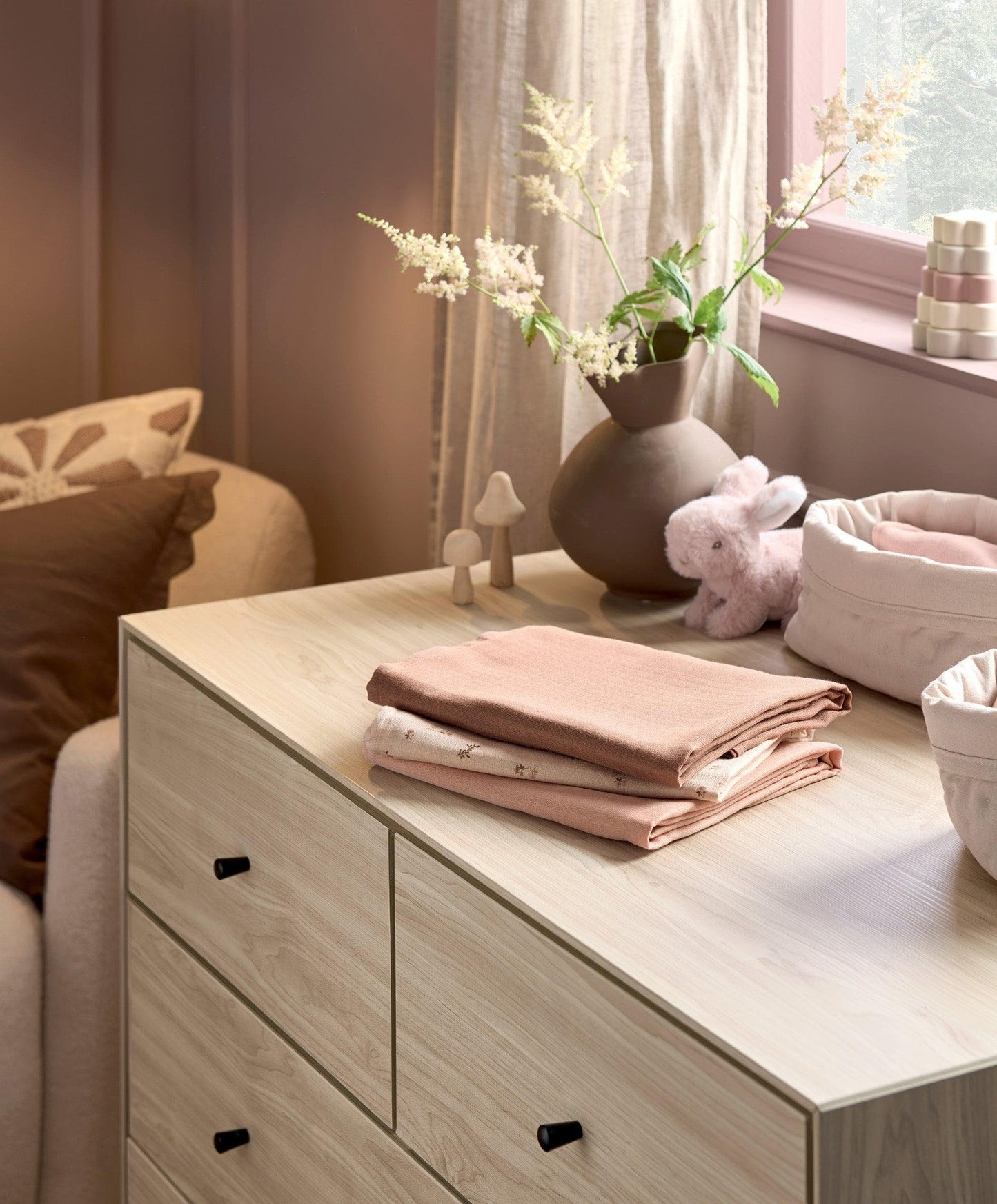 Large Muslin Cloths (3 Pack) - Welcome to the World Wildflower