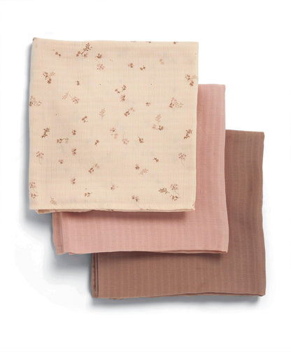 Large Muslin Cloths (3 Pack) - Welcome to the World Wildflower