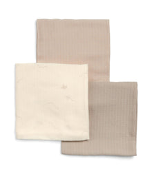 Large Muslin Squares (3 Pack) - Welcome to the World Duckling
