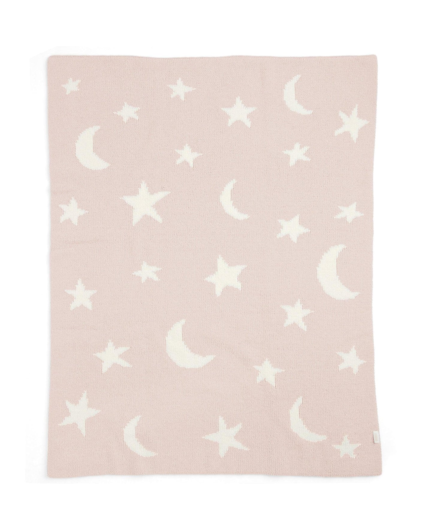 Chenille Blanket - Pink Moon/Star
