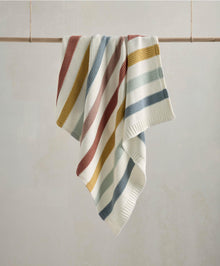 Knitted Blanket - Dream Upon A Cloud - Stripe