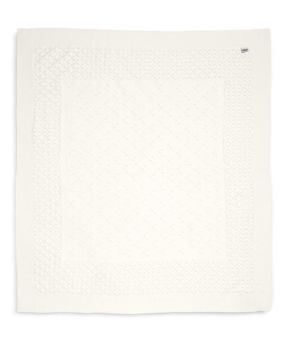 Knitted Blanket - Pointelle