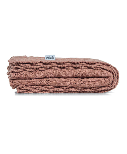 Knitted Blanket - Welcome to the World Wildflower