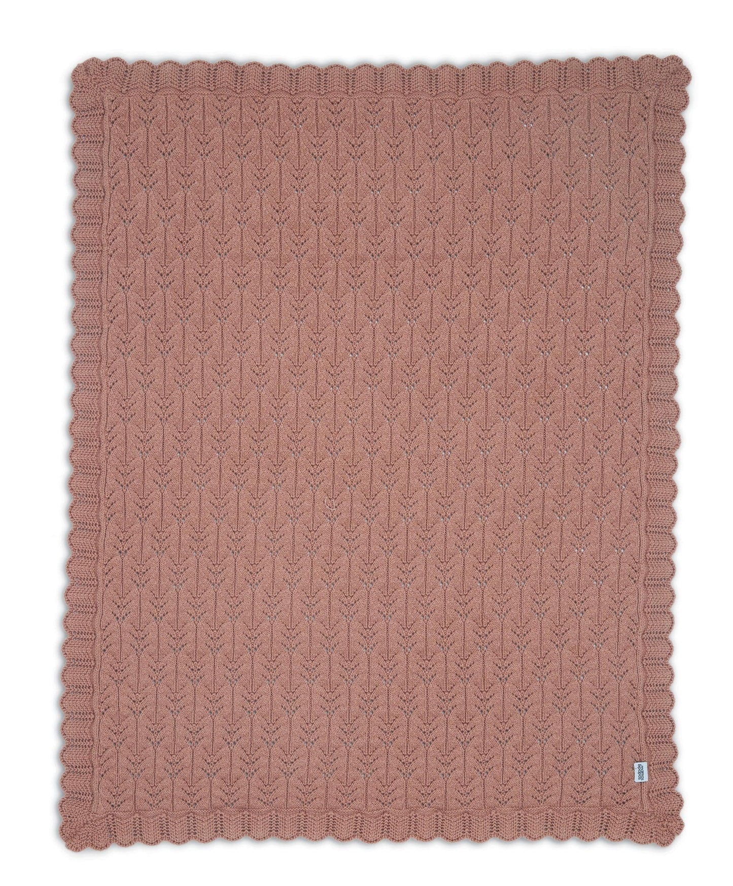 Knitted Blanket - Welcome to the World Wildflower