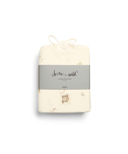 Cotbed Fitted Sheets (Pack of 2) - Born To Be Wild