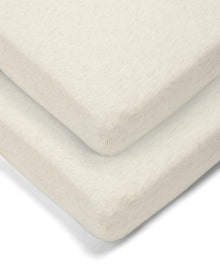 Cotbed Fitted Sheets (2 Pack) – Oatmeal