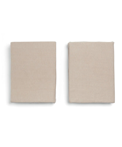 Cotbed Fitted Sheets (2 pack) Mocha - Welcome to the World Duckling