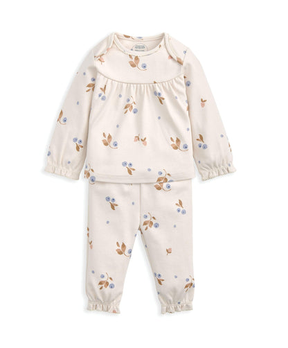 Berry Print Pyjamas & Small Beanie Bunny Gift Box