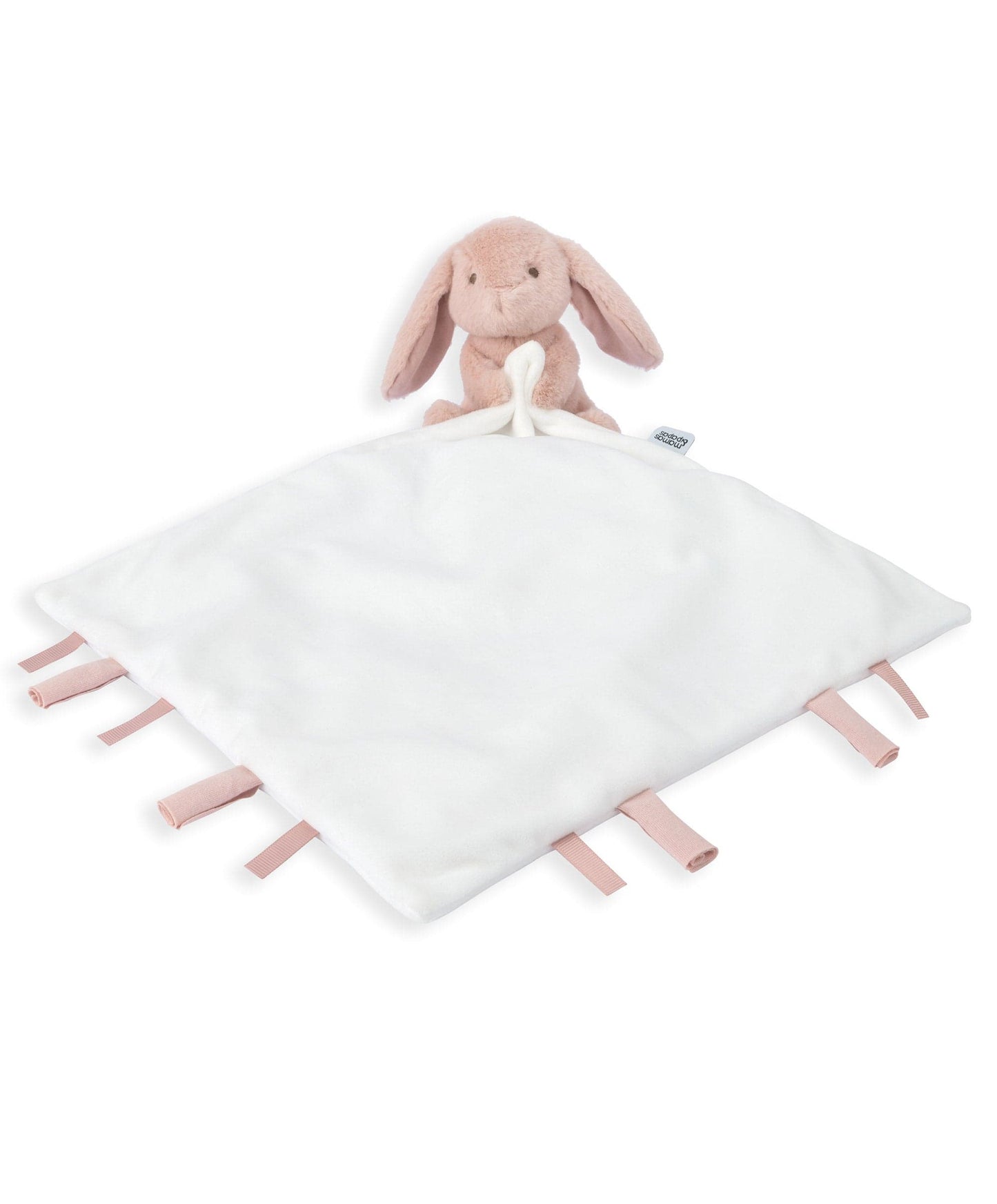 Embroidered Bodysuit & Floral Leggings Set (2 Pieces)  & Pink Bunny Comforter Gift Box