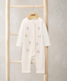0-3m Embroidered Teddy Bear Romper Baby Gift Box - Medium