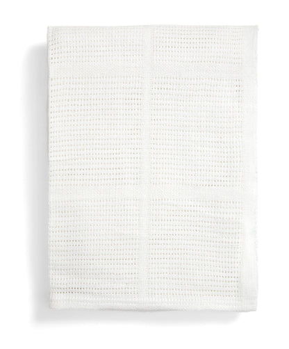 Large Cellular Blanket - White
