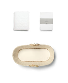 Moses Basket & Fitted Sheet Bundle (3 piece) - Welcome To The World Duckling