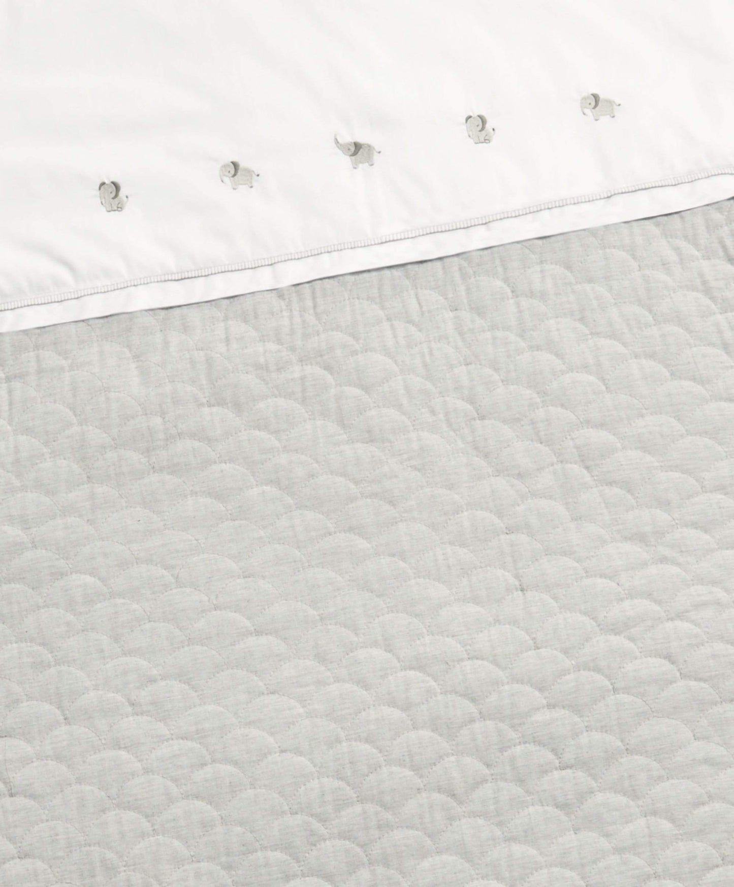 Grey Quilt (2.5 Tog) - Welcome to the World Elephant