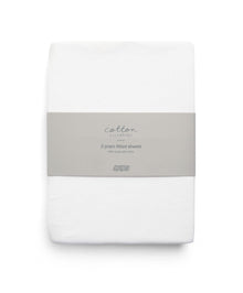 Carrycot/Large Moses Fitted Sheets (2 pack)