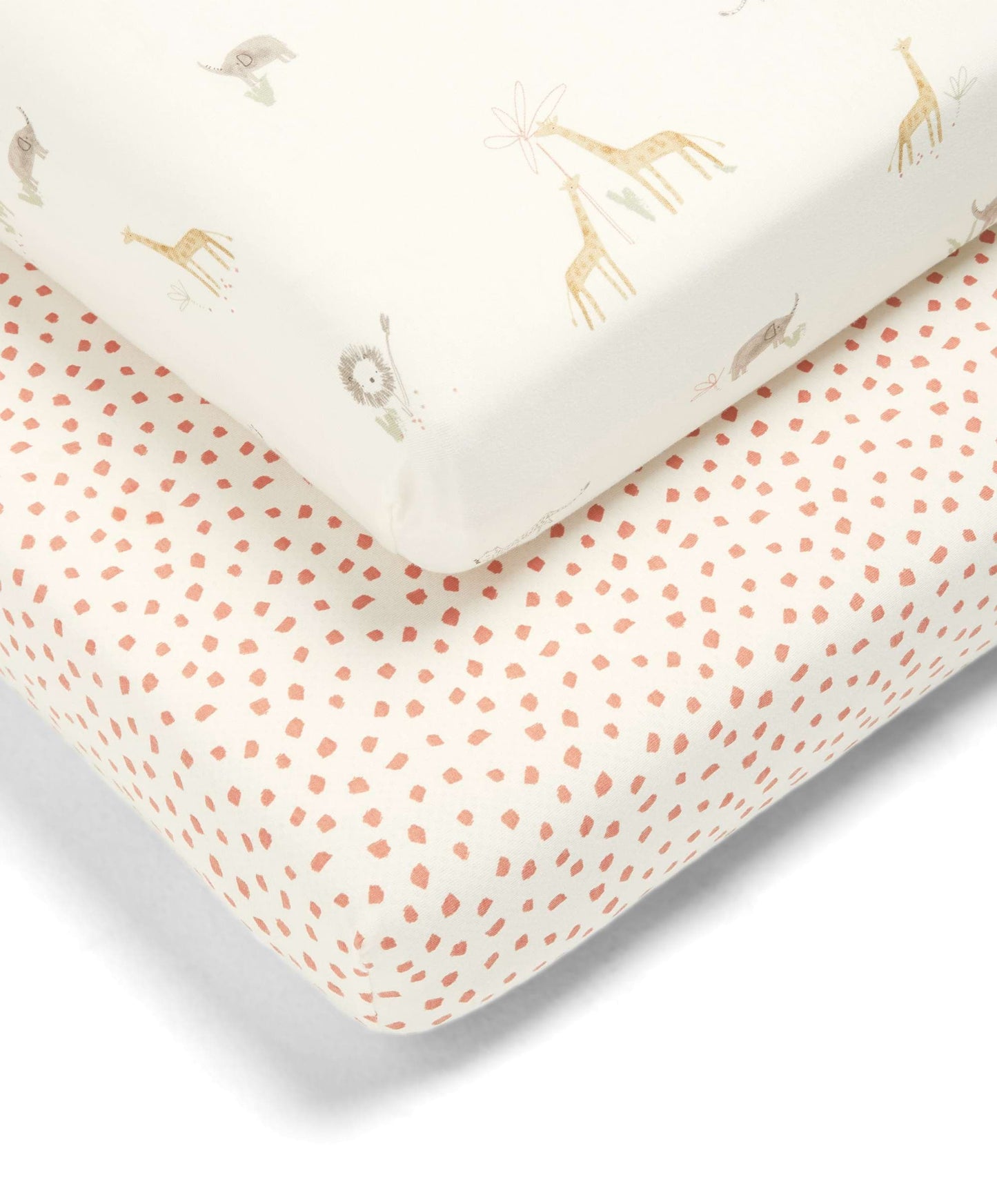 Cotbed Fitted Sheets (2 Pack) - Jungle