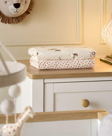 Cotbed Fitted Sheets (2 Pack) - Jungle