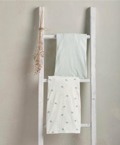 Cotbed Fitted Sheets (2 Pack) - Turtle